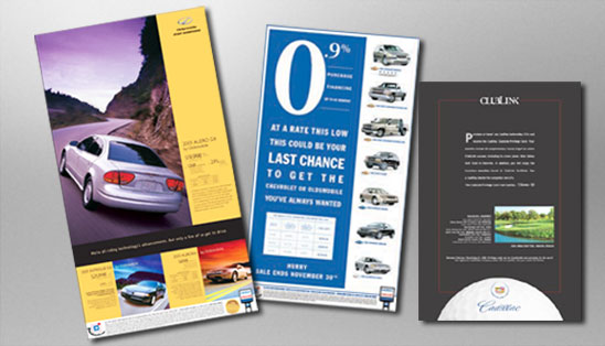 Gereral Motors - newspaper advertising, print