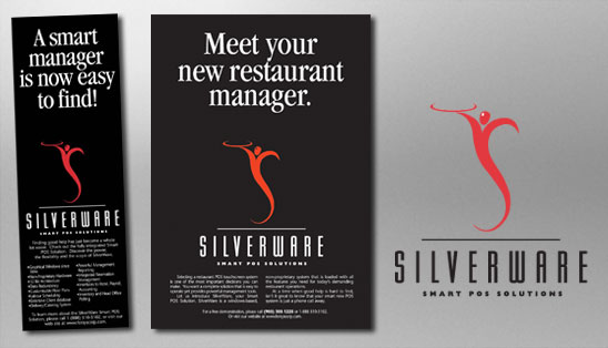 Silverware - logo, direct mail, print